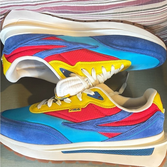 Fila Multicolor Athletic Shoes - Blue, Yellow, Red main image 6